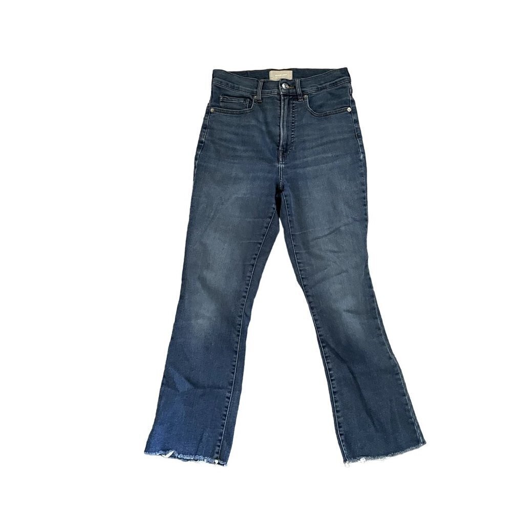 Everlane the authentic stretch slim bootcut jean pants denim cotton long - Picture 1 of 5
